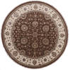 Jaipur Brown Round Hand Knotted 911 X 102 Area Rug 905-112549 Thumb 0