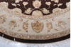 Jaipur Brown Round Hand Knotted 911 X 100 Area Rug 905-112551 Thumb 1