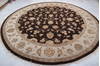 Jaipur Brown Round Hand Knotted 911 X 100  Area Rug 905-112551 Thumb 2