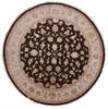 Jaipur Brown Round Hand Knotted 911 X 100  Area Rug 905-112551 Thumb 0