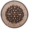Jaipur Brown Round Hand Knotted 911 X 100 Area Rug 905-112551 Thumb 0
