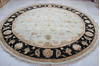 Jaipur Blue Round Hand Knotted 911 X 100 Area Rug 905-112554 Thumb 6