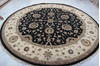 Jaipur Black Round Hand Knotted 100 X 102  Area Rug 905-112555 Thumb 4
