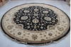 Jaipur Black Round Hand Knotted 100 X 102  Area Rug 905-112555 Thumb 6