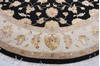 Jaipur Black Round Hand Knotted 91 X 94 Area Rug 905-112556 Thumb 1