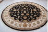 Jaipur Black Round Hand Knotted 91 X 94 Area Rug 905-112556 Thumb 4