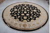 Jaipur Black Round Hand Knotted 91 X 94 Area Rug 905-112556 Thumb 6