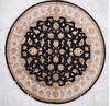 Jaipur Black Round Hand Knotted 91 X 94 Area Rug 905-112556 Thumb 0