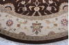 Jaipur Brown Round Hand Knotted 90 X 92  Area Rug 905-112557 Thumb 1