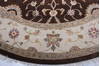 Jaipur Brown Round Hand Knotted 90 X 92 Area Rug 905-112557 Thumb 1