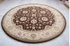 Jaipur Brown Round Hand Knotted 90 X 92  Area Rug 905-112557 Thumb 6