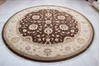 Jaipur Brown Round Hand Knotted 90 X 92 Area Rug 905-112557 Thumb 6