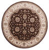 Jaipur Brown Round Hand Knotted 90 X 92  Area Rug 905-112557 Thumb 0
