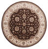Jaipur Brown Round Hand Knotted 90 X 92 Area Rug 905-112557 Thumb 0
