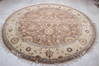 Jaipur Brown Round Hand Knotted 88 X 811  Area Rug 905-112558 Thumb 6