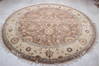 Jaipur Brown Round Hand Knotted 88 X 811 Area Rug 905-112558 Thumb 6