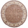 Jaipur Brown Round Hand Knotted 88 X 811  Area Rug 905-112558 Thumb 0