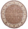 Jaipur Brown Round Hand Knotted 88 X 811 Area Rug 905-112558 Thumb 0