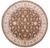 Jaipur Brown Round Hand Knotted 91 X 93  Area Rug 905-112559 Thumb 0
