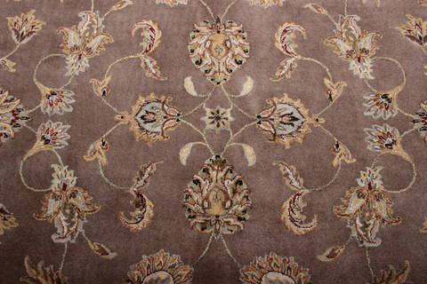 Jaipur Brown Round Hand Knotted 811 X 92 Area Rug 905-112560 Image 2