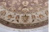 Jaipur Brown Round Hand Knotted 811 X 92 Area Rug 905-112560 Thumb 1