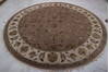 Jaipur Brown Round Hand Knotted 811 X 92 Area Rug 905-112560 Thumb 4