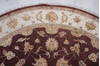 Jaipur Brown Round Hand Knotted 92 X 92 Area Rug 905-112561 Thumb 3