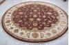 Jaipur Brown Round Hand Knotted 92 X 92 Area Rug 905-112561 Thumb 4