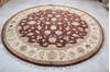 Jaipur Brown Round Hand Knotted 92 X 92 Area Rug 905-112561 Thumb 7