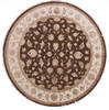 Jaipur Brown Round Hand Knotted 91 X 92  Area Rug 905-112563 Thumb 0