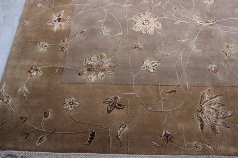 Jaipur Grey Hand Knotted 94 X 122 Area Rug 905-112570 Image 1