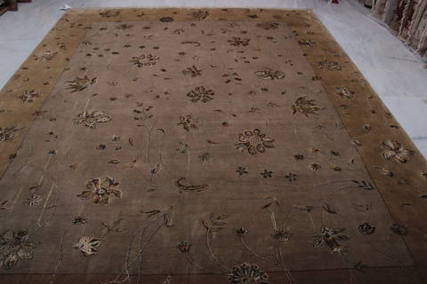 Jaipur Grey Hand Knotted 94 X 122 Area Rug 905-112570 Image 6