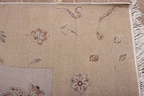 Jaipur Grey Hand Knotted 94 X 122 Area Rug 905-112570 Image 8