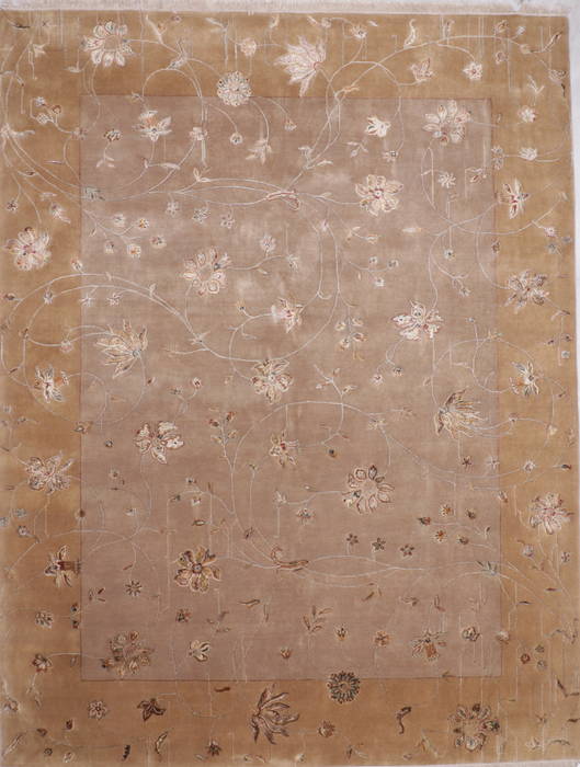 Jaipur Grey Hand Knotted 94 X 122 Area Rug 905-112570 Image 0