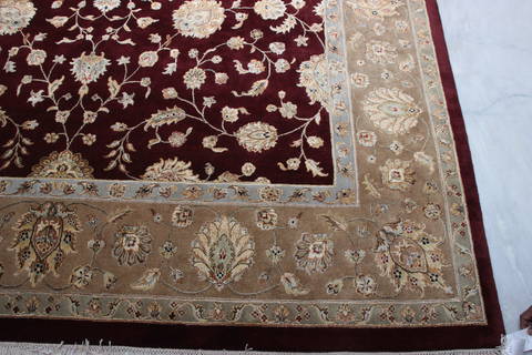 Jaipur Red Hand Knotted 90 X 121 Area Rug 905-112573 Image 2