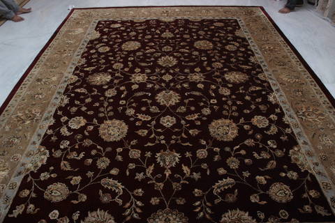 Jaipur Red Hand Knotted 90 X 121 Area Rug 905-112573 Image 7