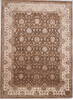 Jaipur Brown Hand Knotted 92 X 124  Area Rug 905-112575 Thumb 0