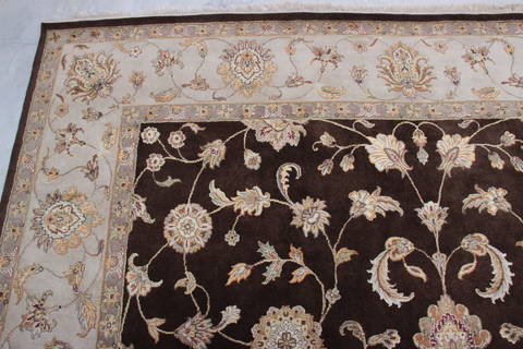 Jaipur Brown Hand Knotted 90 X 123 Area Rug 905-112578 Image 4
