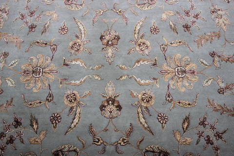 Jaipur Blue Hand Knotted 92 X 124 Area Rug 905-112579 Image 3