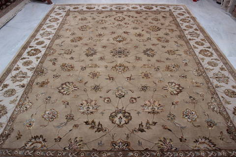 Jaipur Brown Hand Knotted 90 X 121 Area Rug 905-112581 Image 6