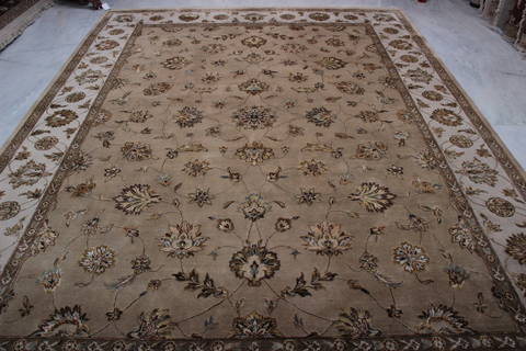 Jaipur Brown Hand Knotted 90 X 121 Area Rug 905-112581 Image 7