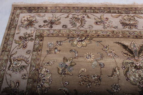 Jaipur Yellow Hand Knotted 92 X 124 Area Rug 905-112583 Image 4