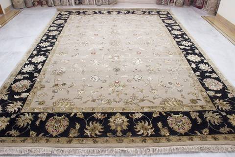 Jaipur Beige Hand Knotted 90 X 124 Area Rug 905-112587 Image 8
