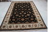 Jaipur Black Hand Knotted 62 X 92  Area Rug 905-112593 Thumb 2