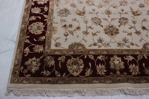 Jaipur White Hand Knotted 511 X 91 Area Rug 905-112599 Image 1