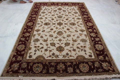 Jaipur White Hand Knotted 511 X 91 Area Rug 905-112599 Image 2