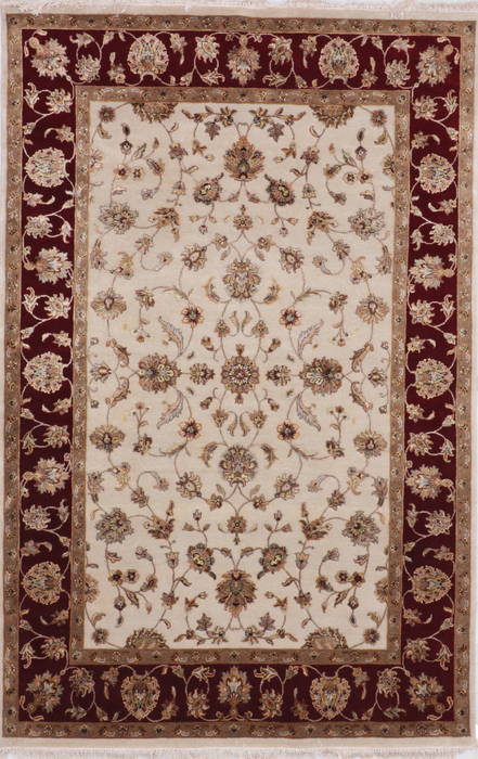 Jaipur White Hand Knotted 511 X 91 Area Rug 905-112599 Image 0