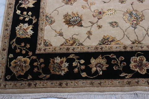 Jaipur Beige Hand Knotted 60 X 92 Area Rug 905-112602 Image 1