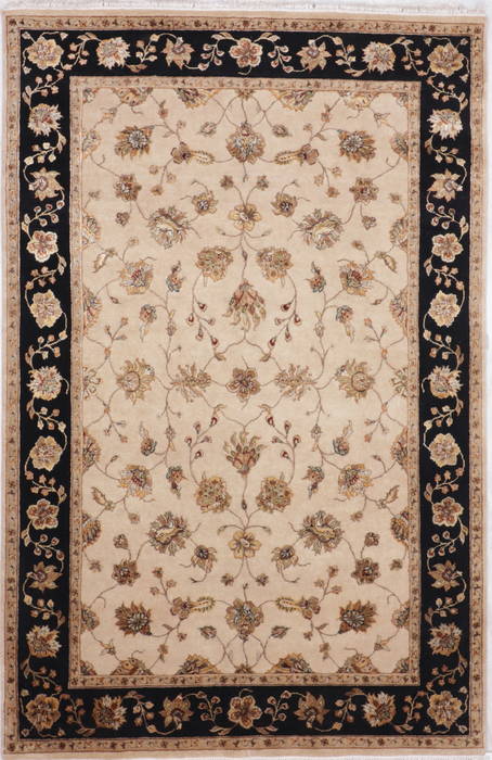 Jaipur Beige Hand Knotted 60 X 92 Area Rug 905-112602 Image 0