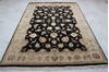 Jaipur Black Hand Knotted 60 X 94  Area Rug 905-112603 Thumb 4